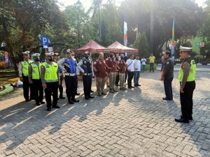 Kurangi Polusi Udara, Satlantas Polres Metro Bekasi Kota Gelar Uji Emisi Kendaraan