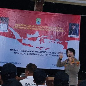 Kegiatan Binmas Polres Metro Bekasi Kota, Kaur Binops Satbinmas AKP Puji Astuti Menjadi Narasumber