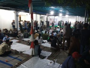 Polsek Jatiasih Gelar Pengamanan Sosialisasi Kegiatan Partai Di Jati Kramat