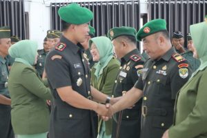 Dandim 0509 Gelar Acara Laporan Korps Serah Terima Jabatan Perwira, dan Pelepasan Perwira
