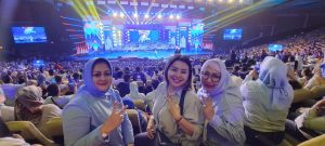 GEBYAR kampanye nasional Prabowo Gibran satu menang satu putaran