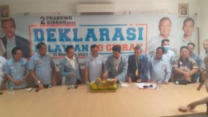Deklarasi Relawan Go Gibran dan Pembacaan Ikrar Dukungan Serta Launching Mobil Pemenangan Prabowo Gibran