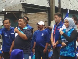 Warga Kebon Bawang Antusis Ikuti Senam Sehat Yang Di Gelar Oleh Caleg DPRD DKI Jakarta Partai PAN Dapil 3 Zulham Nasution