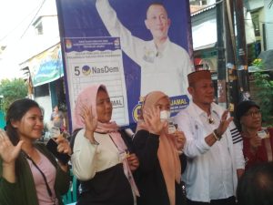 Daenk Jamal Caleg DPRD DKI Dari fraksi partai Nasdem Sosialisasi Dengan Warga Tanjung Priok