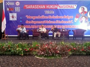 Relawan Ganjar Mahfud Gelar Serasehan Hukum Nasional