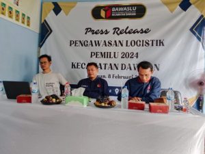 Pastikan Distribusi Sampai Ke TPS, Panwascam Dawuan Lakukan Pengawasan Ketat