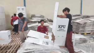Logistik Pemilu di Kota Bekasi Mulai Didistribusikan