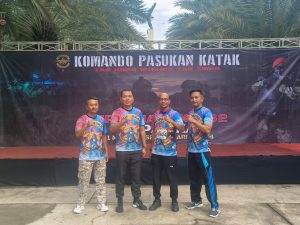 Kepala KSOP Kelas II Marunda didampingi Kasie KBPP Capt, Indrullah Mukhlis Mengikuti Kegiatan Fun Run HUT Komando Pasukan Katak TNI Angkatan Laut ke 62 Tahun