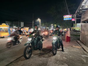 Babinsa Koramil 10/Sepatan Patroli Berikan Rasa Aman Dan Nyaman Pasca Pemilu