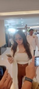 Nancy Angela Hendriks ketua Umum gerakan Prabowo 08 Hadiri Tasyukuran Kemenangan Prabowo Gibran