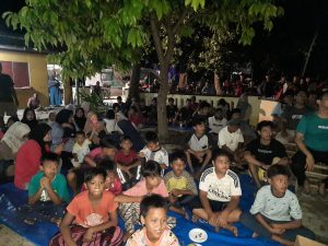 Suasana Meriah, Polres Kepulauan Seribu Gelar Nobar Piala Asia U-23 Bersama Forkopimkab dan Masyarakat