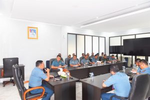 Danlantamal I Pimpin Rapat Staf Lantamal I