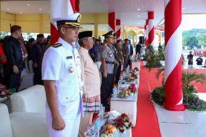 Aslog Danlantamal I Hadiri Upacara Hardiknas Tahun 2024