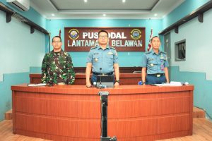 ASOPS DANLANTAMAL I IKUTI SEMINAR MARITIM NASIONAL TNI AL TAHUN 2024 MELALUI VICON