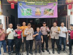 Polsek Cilincing Gelar Pelayanan Pengamanan Vihara dalam rangka Kegiatan Perayaan Hari Waisak 2568 BE / 2024.
