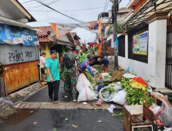 Minggu Bersih Babinsa Koramil Matraman Bantu Warga Kerja Bakti