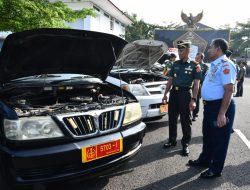 Dansesko TNI : Kelengkapan Kendaraan Dinas Merupakan Faktor Utama Keselamatan Berkendara