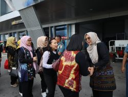 Danlantamal I Dampingi Ketua Korcab I DJA I Sambut Kedatangan Ketua Cabang 4 Gabungan Jalasenastri Mabesal