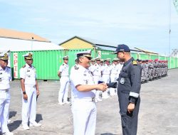 Danlantamal I Lepas Keberangkatan Kapal Perang India INS Saryu P54
