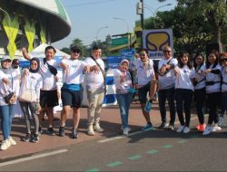 BRI kanwil Jakarta 2 bersama BRI Pondok Gede menggelar acara CFD di JL A Yani Bekasi