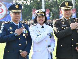 Komandan Lanal Bandung Beserta Unsur FKPD Provinsi Jawa Barat Hadiri Upacara Peringatan Hari Bhayangkara Ke-78 Tahun 2024