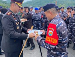 Kado dan Surprise dari Prajurit Lanal Tarempa Untuk Polres Kabupaten Kepulauan Anambas*