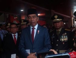 Presiden Joko Widodo atau Jokowi mengucapkan Selamat Hari Ulang Tahun ke-78 Bhayangkara 1 Juli 2024.