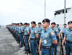 Asops Danlantamal I Pimpin Upacara Bendera, Harus Selalu Bersyukur dan Antisipasi Perubahan Cuaca