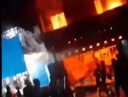  Terjadi Kebakaran di Pasar Sentral Lamasi Luwu Hanguskan Satu Bangunan Ruko