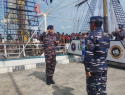 Danlanal Bintan Bersama FKPD Kepri dan FKPD Bintan Melepas Keberangkatan KRI Dewa Ruci Yang Mengemban Misi Muhibah Budaya Jalur Rempah 2024