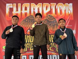 Prestasi Gemilang, Bripda Rezky Risaldi di Internasional Karate Championship Piala Presiden RI-2024