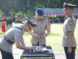 62 Siswa Diktuba Resmi Dilantik Jadi Bintara Polri di SPN Polda Sulteng