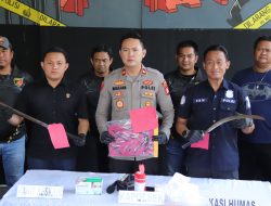 Polsek kelapa gading Ringkus sindikat Curanmor senjata tajam