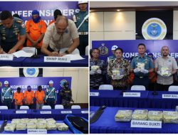 TIM F1QR TNI AL Lanal Dumai Berhasil Gagalkan Penyelundupan Narkoba Jenis Sabu  Seberat 11,668 KG*