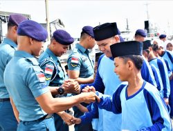 Lantamal I Gelar Open Ship di KRI Tuna-876 Tambah Wawasan Maritim Pelajar