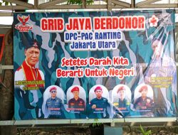 ” GRIB JAYA BERDONOR DPC – PAC RANTING DI PMI JAKARTA UTARA ” 