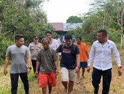 Polres Kutai Barat Amankan ODGJ Yang Membawa Sajam Tombak