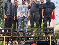 Aliansi Pemuda dan Mahasiswa Sulawesi se-Nusantara Melakukan Aksi di Menara Kompas