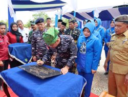 Danlanal Dumai Resmikan Gedung Baru Pos TNI AL Selatpanjang