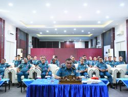 Perwira Korps Pelaut Lantamal I Ikuti Kegiatan Safari Binkorps Pelaut Melalui Vicon