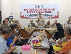 Kegiatan Ngopi Kamtibmas Kapolsek Cilincing Bersama Para Pengurus Warga Masyarakat Wilayah RW. 006 Semper Timur, Jakarta Utara pada Kamis, 25 Juli 2024.