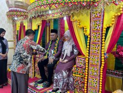 Danlanal Simeulue Hadiri Penyambutan dan Peusijuek PJ. Bupati Simeulue