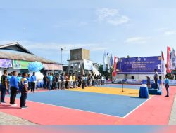 Danlanal Sibolga Buka Secara Resmi Pertandingan Bola Voli Danlanal Cup Dalam Rangka HUT TNI AL Ke-79 Tahun 2024