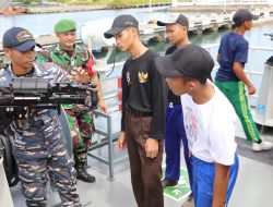 Kenalkan TNI AL Kepada Generasi Muda, Pangkalan TNI AL Nias Gelar Open Ship Ke KAL Hinako 1-2-19 di Dermaga UUP Kelas III Lahewa Nias Utara