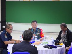 Gelar Coffee Morning, Lanal Tarempa Ajak Instansi Maritim Lebih Perhatikan Pengguna Transportasi Laut