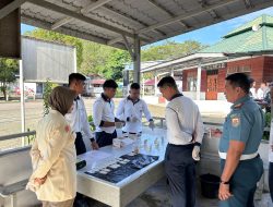 Cegah Penyalahgunaan Narkotika, Lanal Simeulue Gelar Pemeriksaan Urine Terhadap Seluruh Prajurit dan ASN