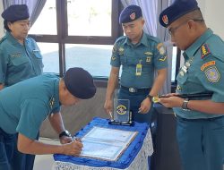 Komandan Satlinlamil 3 Pimpin Sertijab Kepala Akuntansi Satlinlamil 3