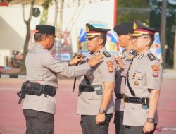  Kapolda Kaltim Lakukan Serah Terima Jabatan Kapolres Kutim