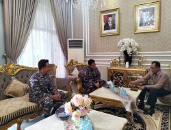 Courtesy Call Danlanal Simeulue Kepada PJ. Bupati Aceh Selatan