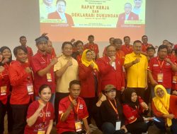 DEPIDAR SOKSI Adakan Raker Yang ke-VIII Sekaligus Deklarasi Dukung Kepada Erlangga Hartanto dan Ahmed Zaki Iskandar